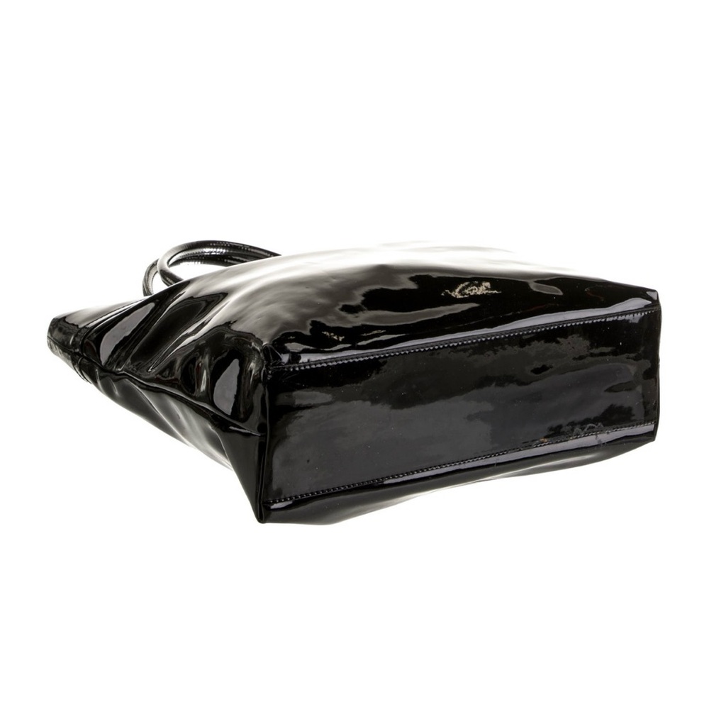 EUC Kate Spade New York Black Patent Leather Tote - Picture 4 of 8